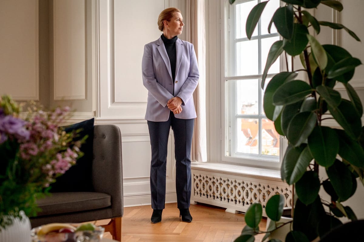 挡在特朗普与格陵兰岛之间的女人