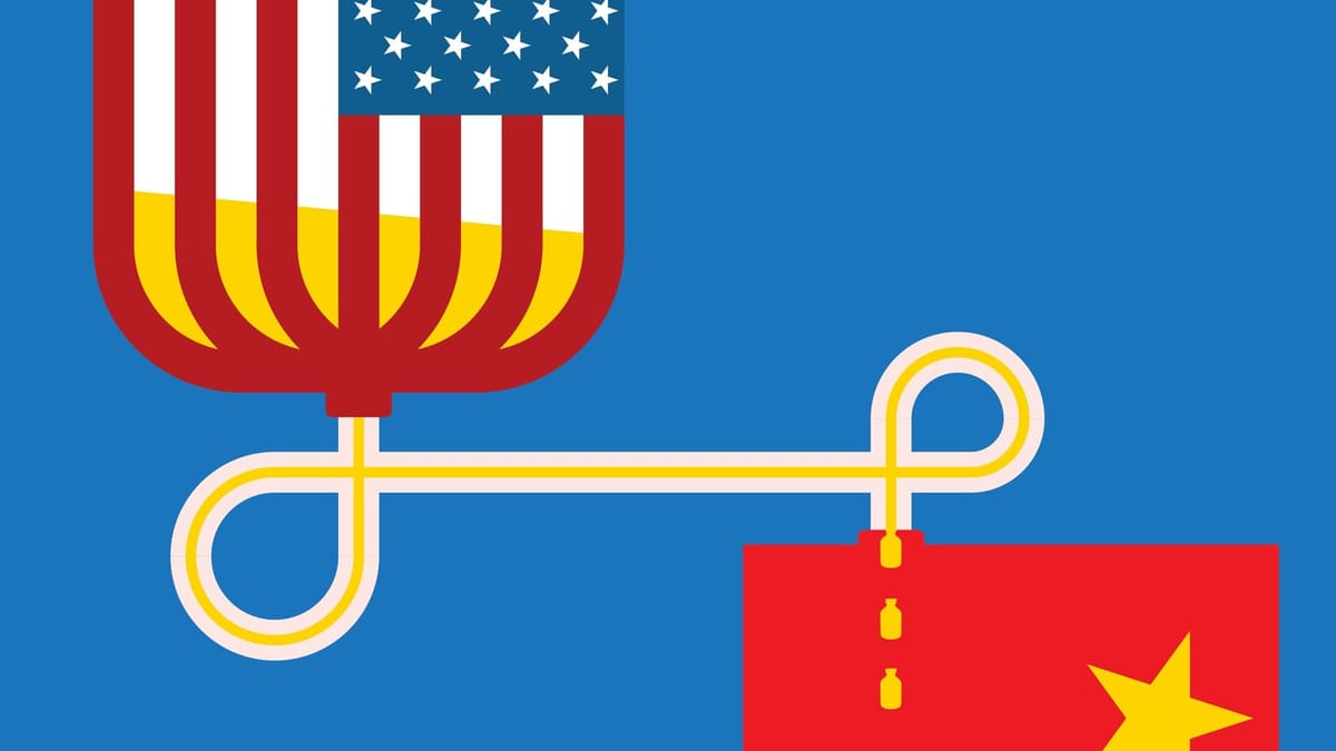 美国供应了全球大部分血浆，而没有谁比中国对此依赖更深