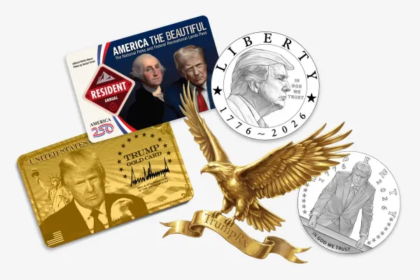 那些印有特朗普姓名、容貌与签名的印记